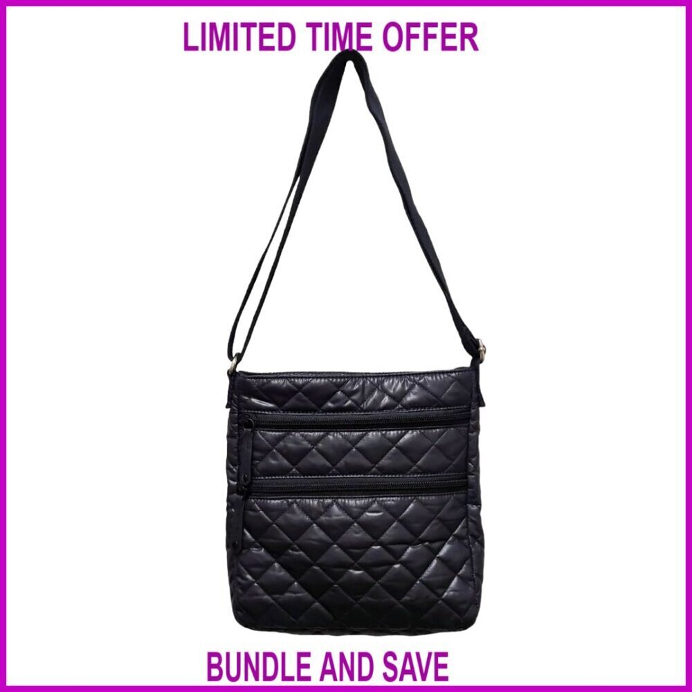 Quilted Crossbody Bag Ultra Light Water Repellent Stain Resistance